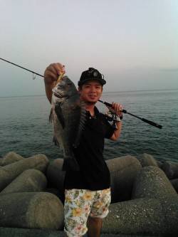 人生初チヌトップ